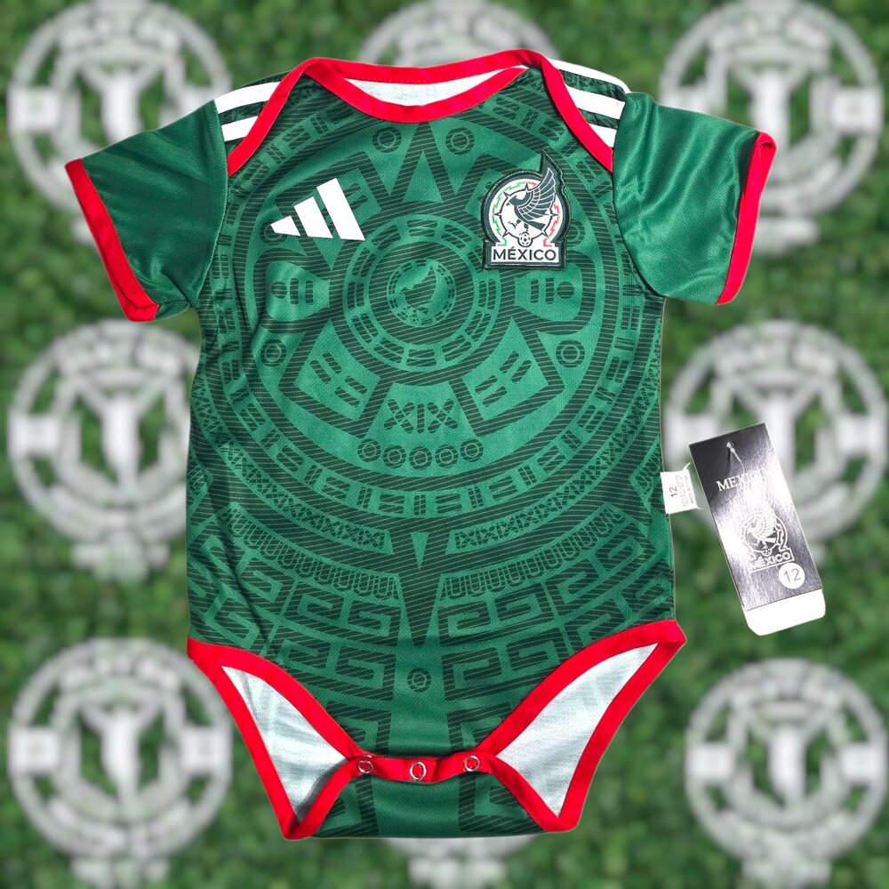 Baby Mexico World Cup 2026 Home Bodysuit